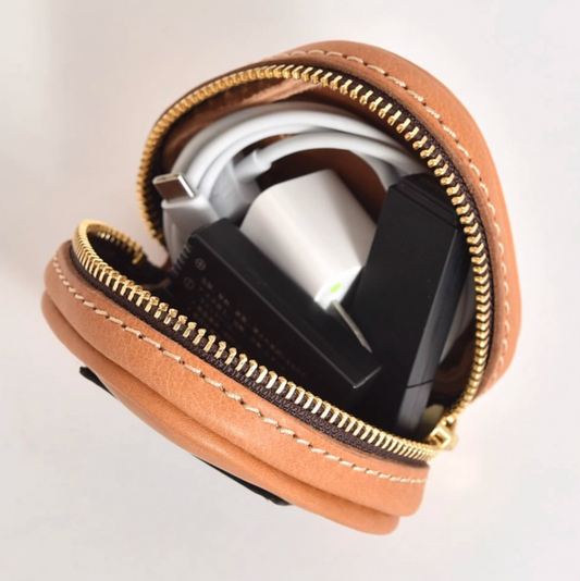 Leather Sewing Pattern: Coin Purse (DIY PDF Pattern) DWIPDFTR04