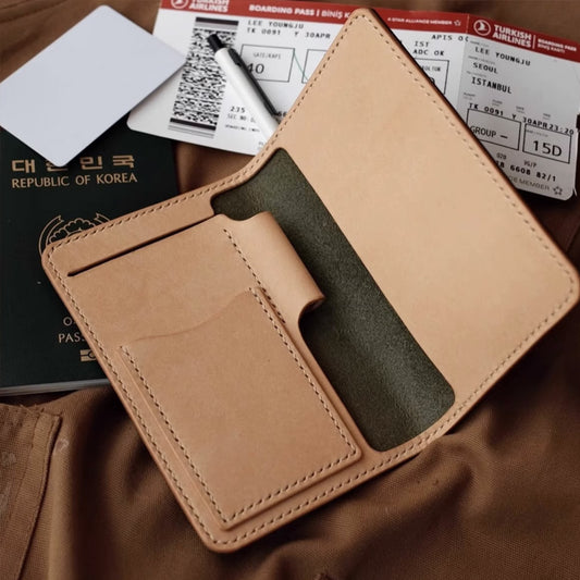 Leather Sewing Pattern: Passport Holder (DIY PDF Pattern) DWIPDFTR14