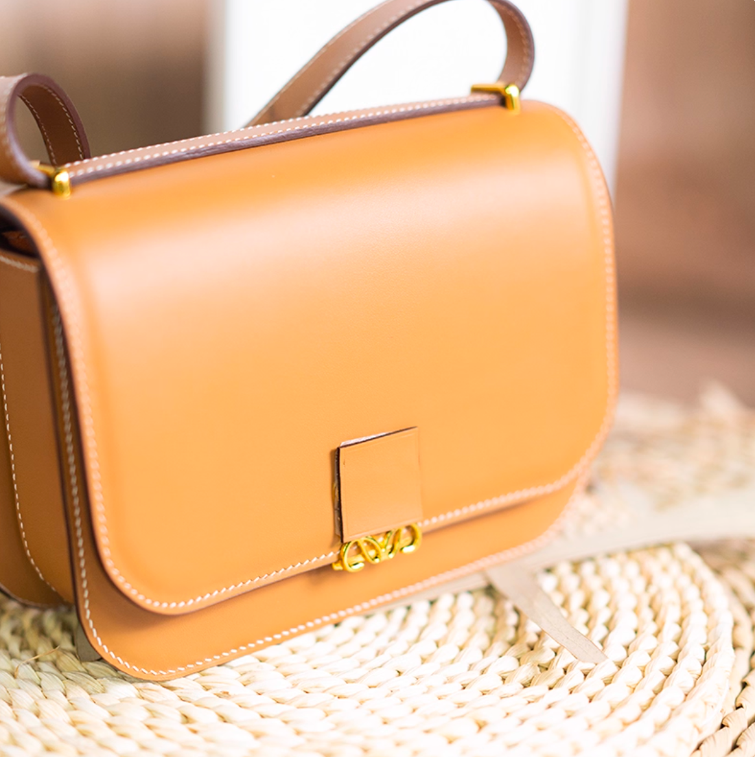 نمط حقيبة خياطة جلدية: حقيبة برباط (نمط PDF DIY) DWIPDFZSZ28