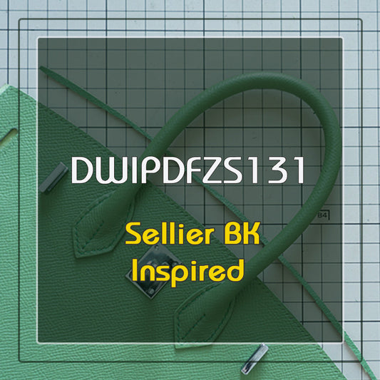 Leather Sewing Bag Pattern: Sellier BK Design (DIY PDF Pattern) DWIPDFZS131