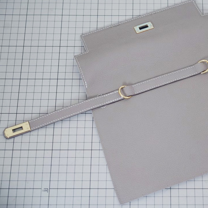 نمط حقيبة خياطة جلدية: حقيبة مستوحاة من ليندي (نمط PDF DIY) DWIPDFZS063