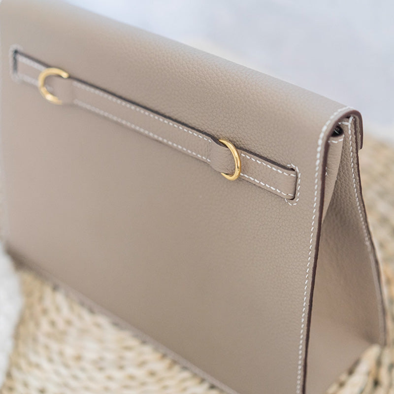 ملحقات الحقيبة الجلدية: حقيبة كلاتش مستوحاة من كيلي DWIPDFZS169