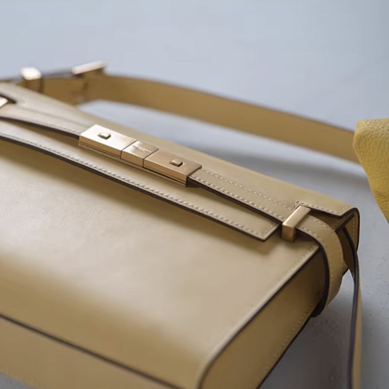 Leather Sewing Bag Pattern: Manhattan Messenger (DIY PDF Pattern) DWIPDFZS212