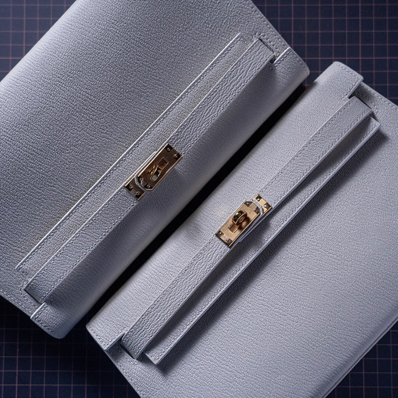 ملحقات الحقيبة الجلدية: حقيبة كلاتش مستوحاة من كيلي DWIPDFZS169