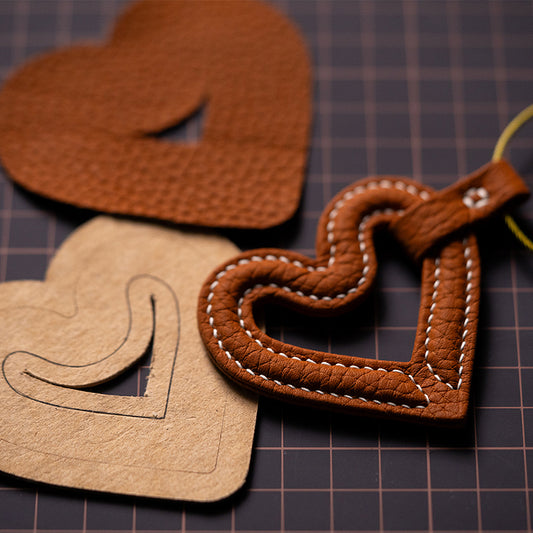 Bespoke Heart Shaped Bag Charm