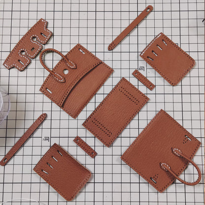 Leather Bag Hardware: For Bir-kin Style Bag Charm Pattern DWIPDFZS196