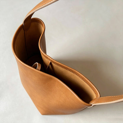 Leather Sewing Bag Pattern: Bucket Bag  (DIY PDF Pattern) DWIPDFZS260