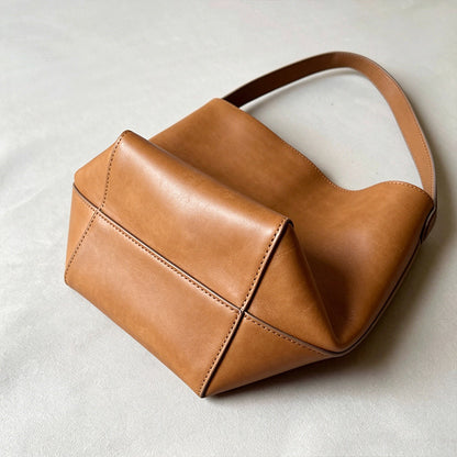 Leather Sewing Bag Pattern: Bucket Bag  (DIY PDF Pattern) DWIPDFZS260