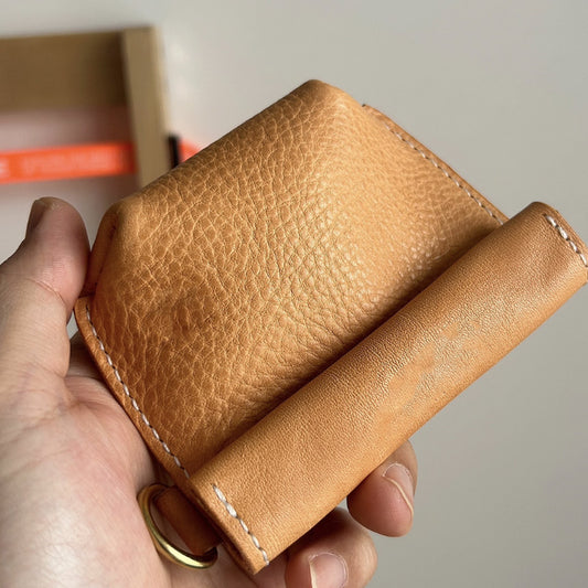 Leather Sewing Pattern: Coin Purse (DIY PDF Pattern) DWIPDFTR02