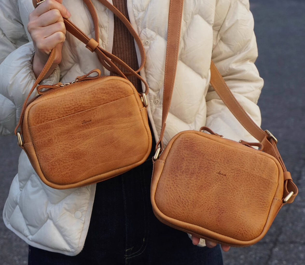 نمط حقيبة خياطة جلدية: حقيبة كروس بودي (نمط PDF DIY) DWIPDFTR05