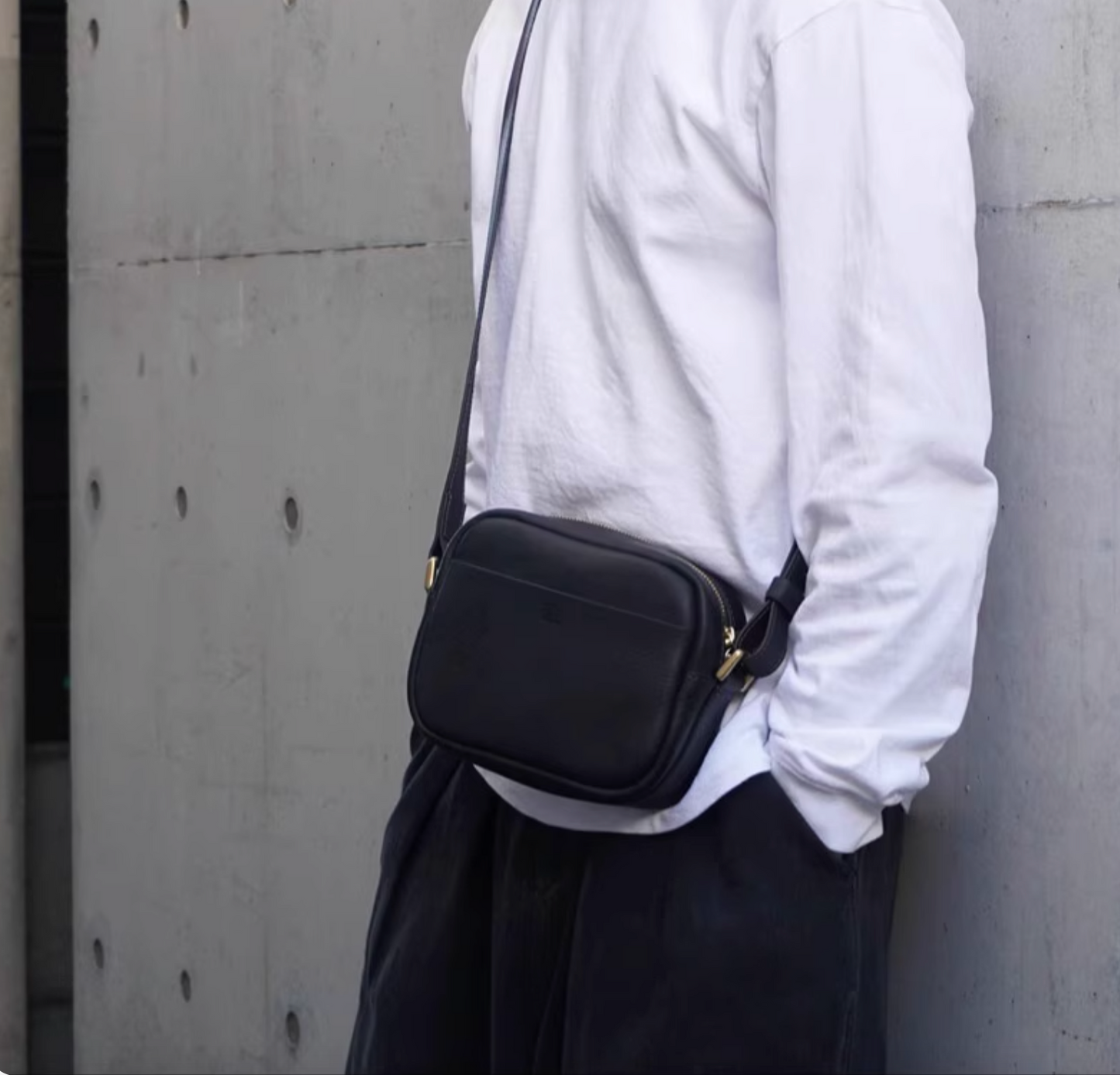 نمط حقيبة خياطة جلدية: حقيبة كروس بودي (نمط PDF DIY) DWIPDFTR05