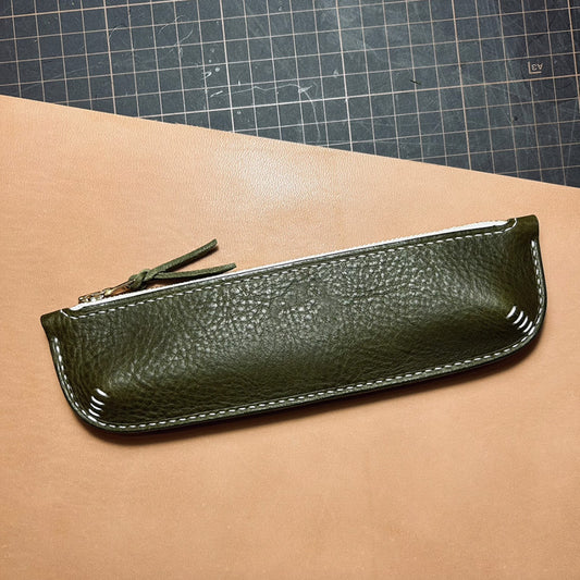Leather Sewing Pattern: Pen Case (DIY PDF Pattern) DWIPDFTR06