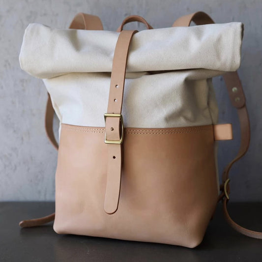 Leather Sewing Pattern: Backpack (DIY PDF Pattern) DWIPDFTR15