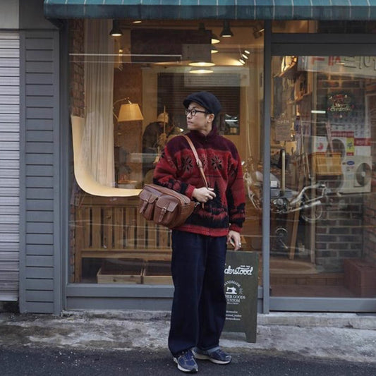 Leather Sewing Pattern: Men's Messenger Bag (DIY PDF Pattern) DWIPDFTR16