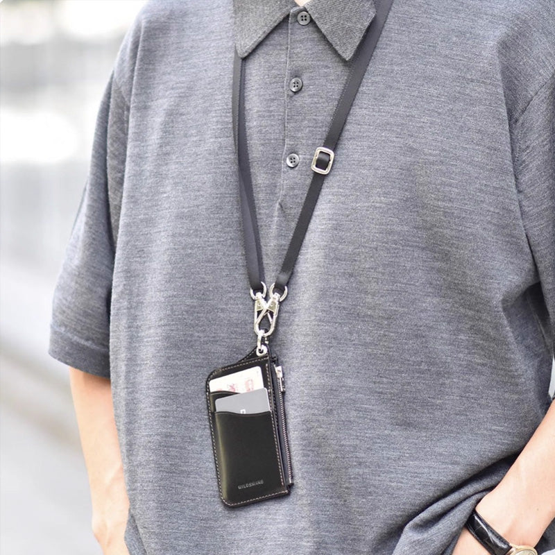 إكسسوارات خياطة جلدية صغيرة: حامل بطاقات للرقبة (نمط PDF DIY) DWIPDFTR17