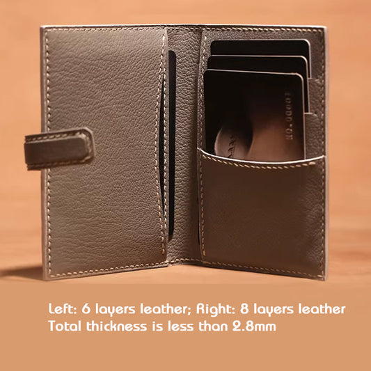 Leather Sewing Small Accessories: Cardholder (DIY PDF Pattern) DWIPDFZS003