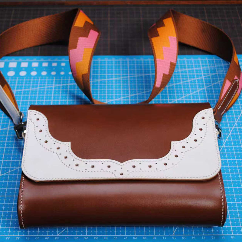 Leather Sewing Pattern: Crossbody Bag (DIY PDF Pattern) DWIPDFZS004
