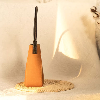 Leather Sewing Bag Pattern: Top Handle Handbag  (DIY PDF Pattern) DWIPDFZS113