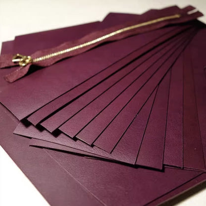 إكسسوارات خياطة جلدية صغيرة: حامل بطاقات للرقبة (نمط PDF DIY) DWIPDFTR17