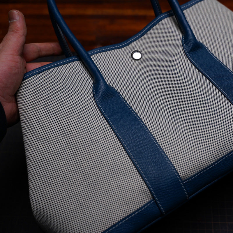 Leather Sewing Bag Pattern: Garden Party Inspired Bag (DIY PDF Pattern) DWIPDFZS031