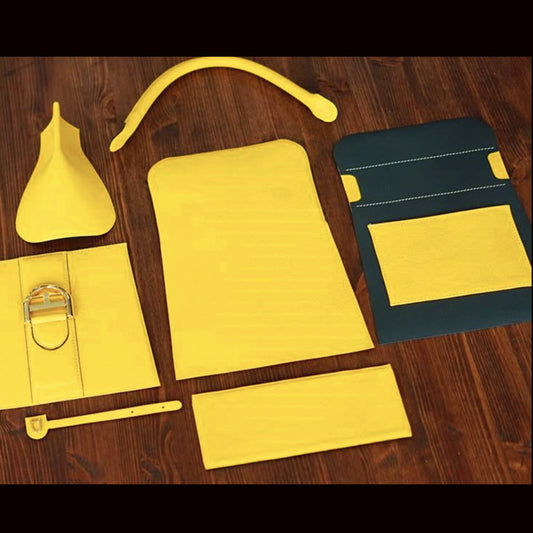 نمط حقيبة خياطة جلدية: حقيبة يد نسائية (نمط PDF DIY) DWIPDFZS046