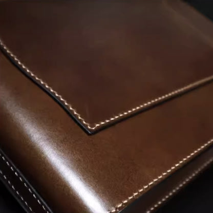 Leather Sewing Bag Pattern: Men's Messenger Bag  (DIY PDF Pattern) DWIPDFZS048