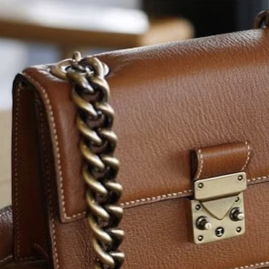 Leather Bag Hardware: Woman's Crossbody Bag DWIPDFZS051