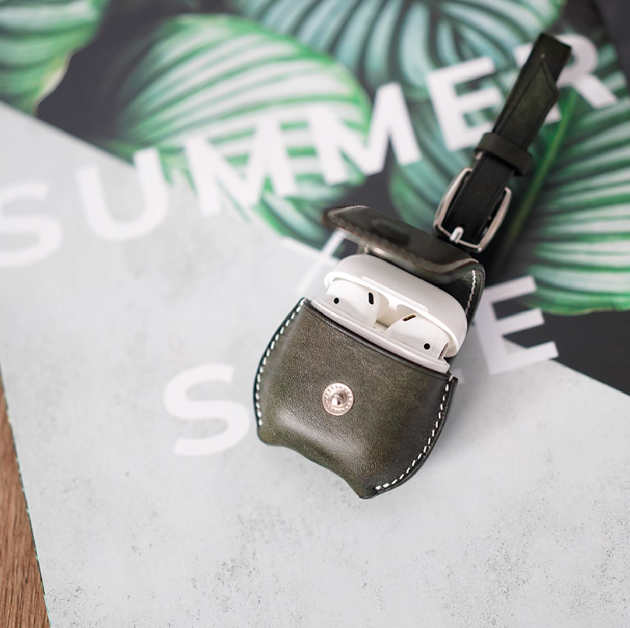 Leather Sewing Pattern: AirPods Case (DIY PDF Pattern) DWIPDFZS053