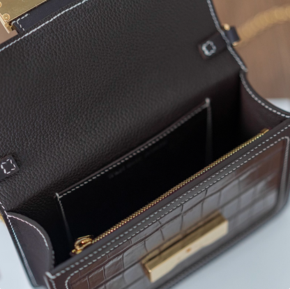 Leather Sewing Pattern: Crossbody Bag (DIY PDF Pattern) DWIPDFZS054