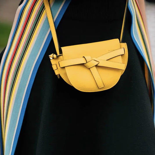 Leather Sewing Bag Pattern: Mini Gate Crossbody Bag  (DIY PDF Pattern) DWIPDFZS060