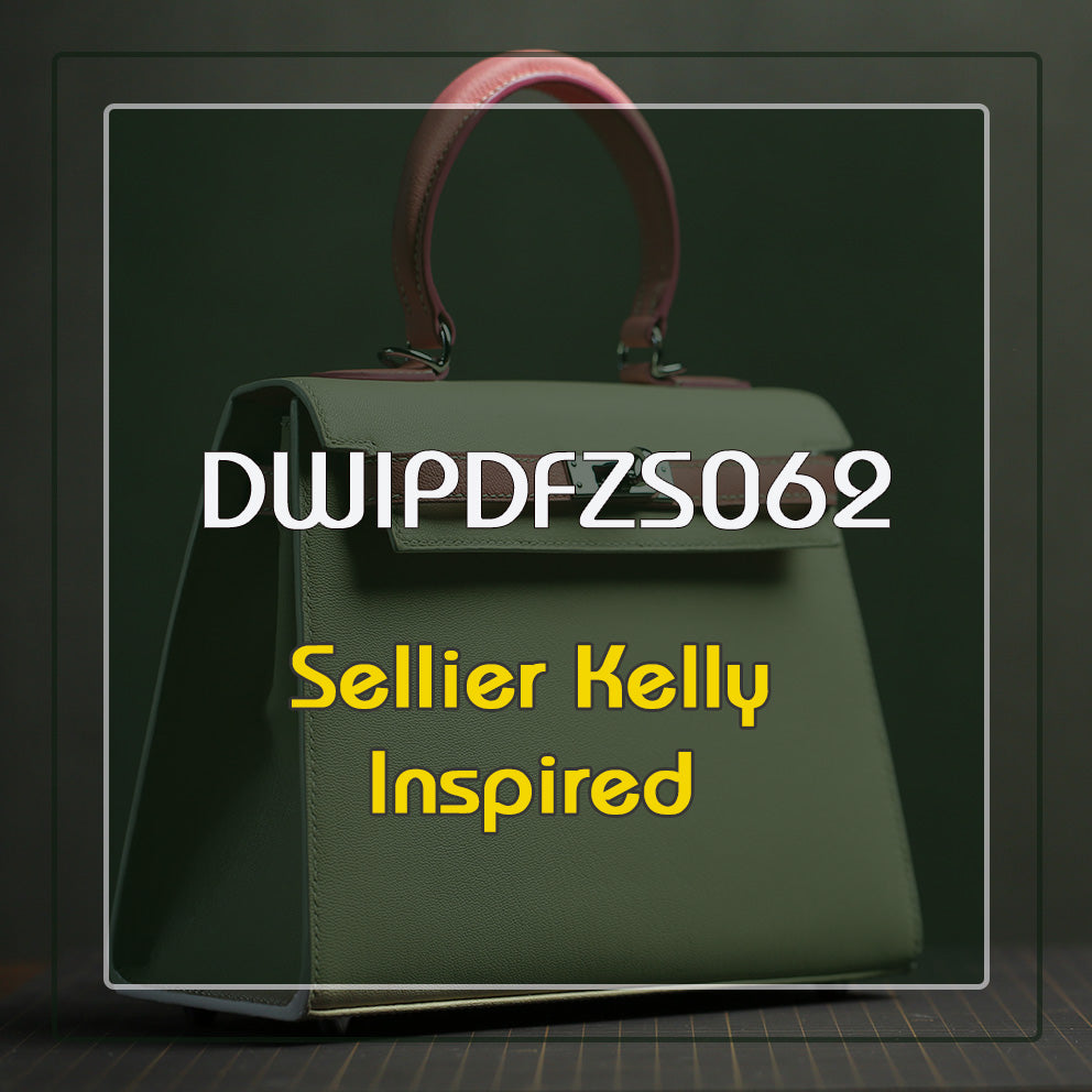 Leather Sewing Pattern: Sellier Kelly Inspired Bag (DIY PDF Pattern) DWIPDFZS062