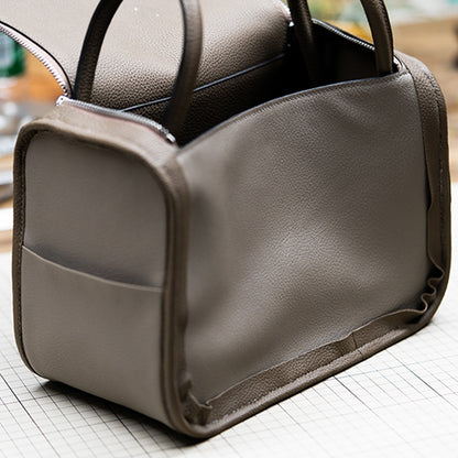 نمط حقيبة خياطة جلدية: حقيبة مستوحاة من ليندي (نمط PDF DIY) DWIPDFZS063