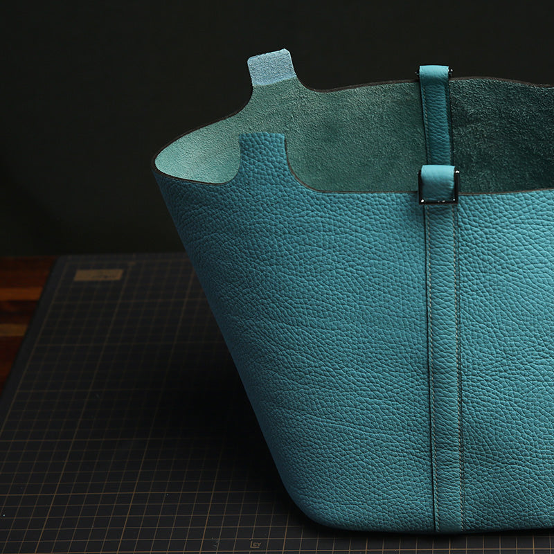 نمط حقيبة خياطة جلدية: حقيبة مستوحاة من بيكوتين (نمط PDF DIY) DWIPDFZS064