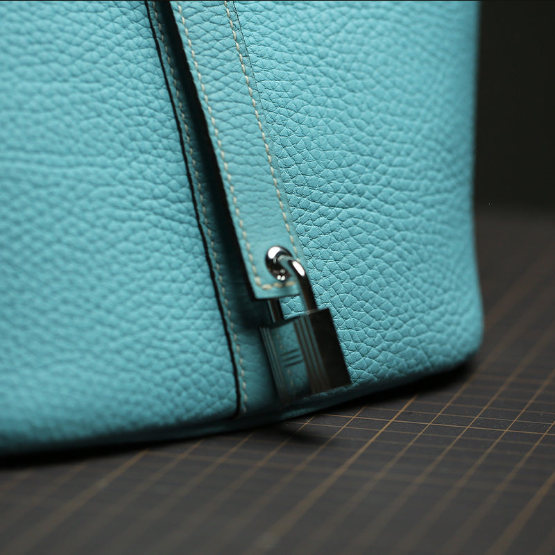 نمط حقيبة خياطة جلدية: حقيبة مستوحاة من بيكوتين (نمط PDF DIY) DWIPDFZS064