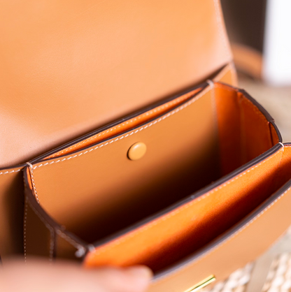 نمط حقيبة خياطة جلدية: حقيبة برباط (نمط PDF DIY) DWIPDFZSZ28