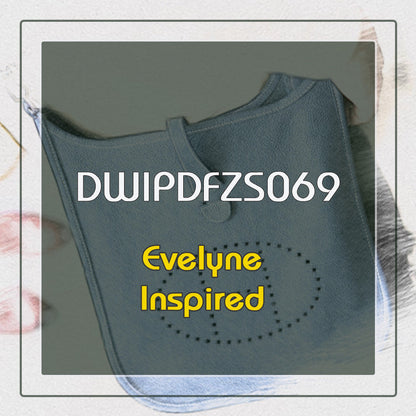 Leather Sewing Pattern: Evelyne Inspired Bag (DIY PDF Pattern) DWIPDFZS069