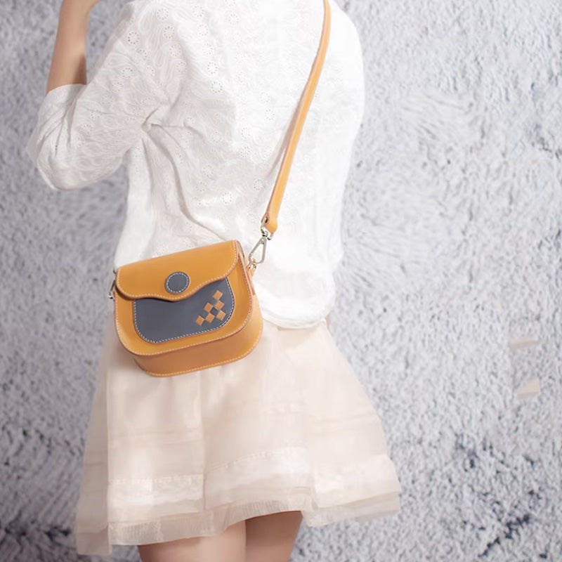 نمط حقيبة خياطة جلدية: حقيبة برباط (نمط PDF DIY) DWIPDFZSZ28