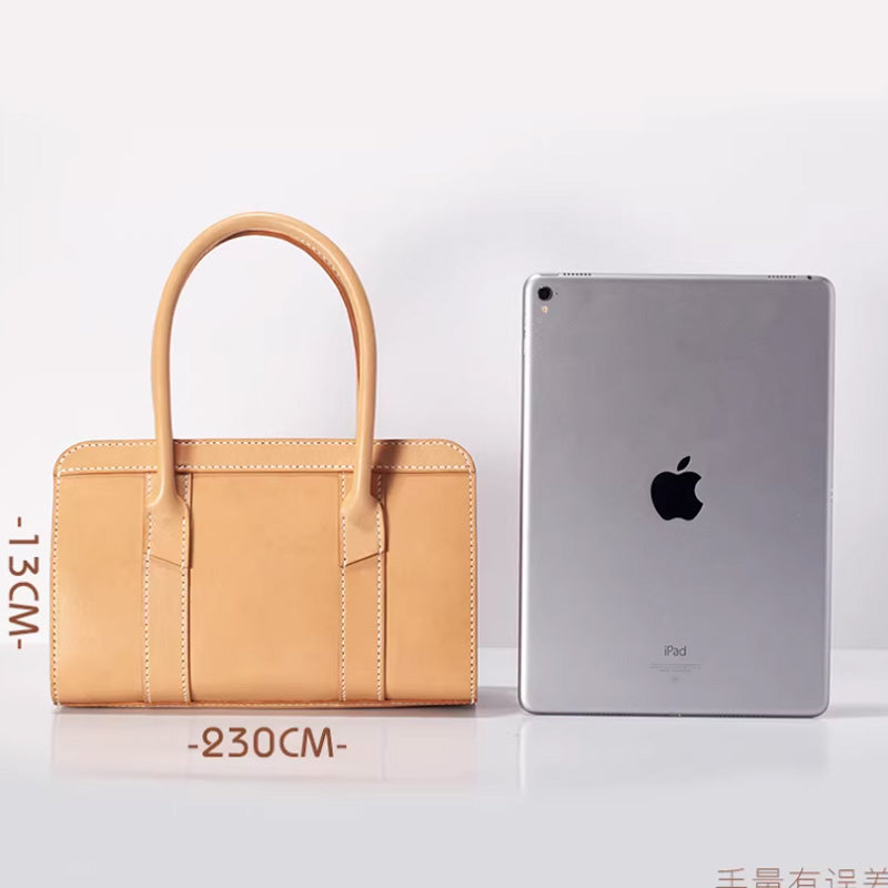 Leather Sewing Bag Pattern: Lady Boston Bag  (DIY PDF Pattern) DWIPDFZS084