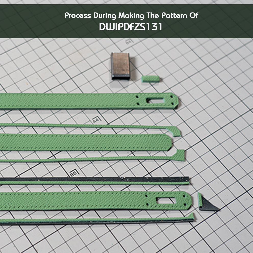 Leather Sewing Pattern: Retourne BK Design (DIY PDF Pattern) DWIPDFZS165