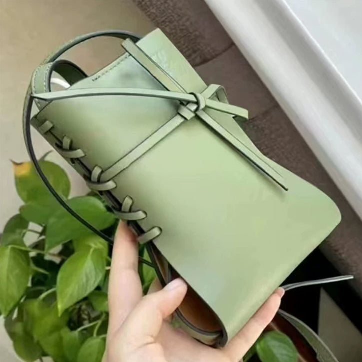 Leather Sewing Bag Pattern: Phone Bag  (DIY PDF Pattern) DWIPDFZS134