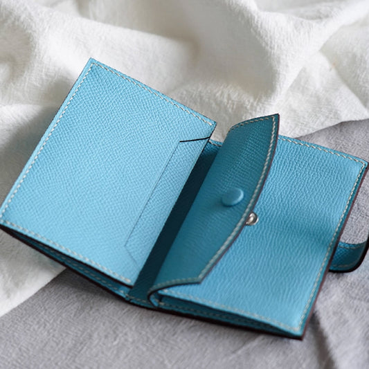 إكسسوارات خياطة جلدية صغيرة: محفظة ثنائية الطي (نمط PDF DIY) DWIPDFZS137