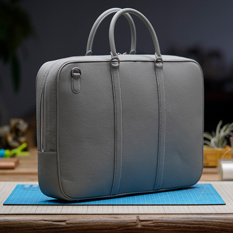 Leather Sewing Pattern: Briefcase (DIY PDF Pattern) DWIPDFZS146