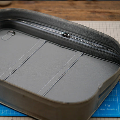 Leather Sewing Pattern: Briefcase (DIY PDF Pattern) DWIPDFZS146