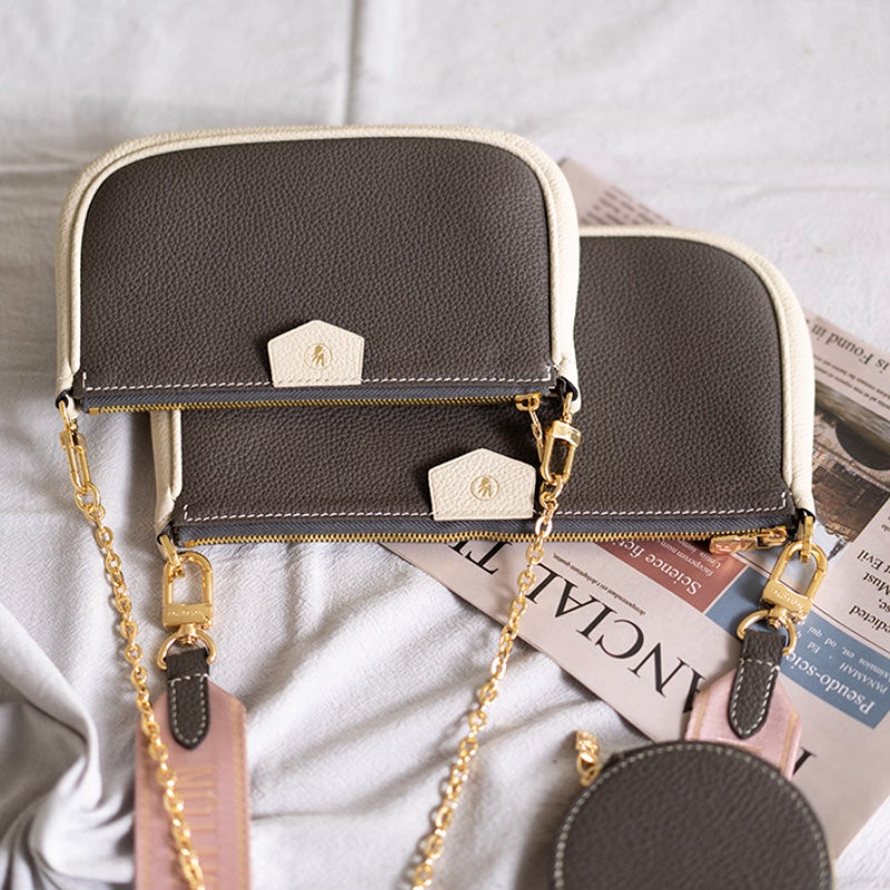 Leather Sewing Bag Pattern: 3 in 1 Inspired Bag (DIY PDF Pattern) DWIPDFZS152