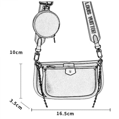 Leather Sewing Bag Pattern: 3 in 1 Inspired Bag (DIY PDF Pattern) DWIPDFZS152