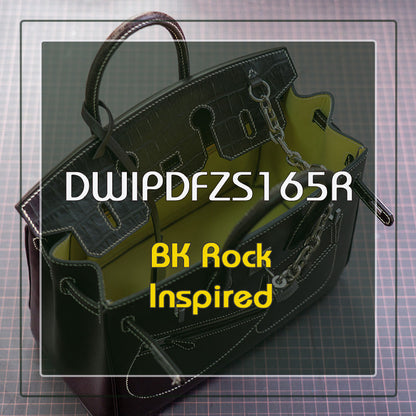 Leather Sewing Pattern: BK Rock Inspired Bag (DIY PDF Pattern) DWIPDFZS165R