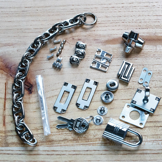 Leather Bag Hardware: For BK Rock Inspired Bag DWIPDFZS165R