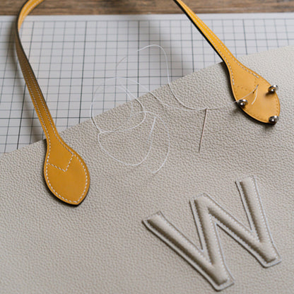 Leather Sewing Pattern: Never Full Inspired Tote (DIY PDF Pattern) DWIPDFZS166