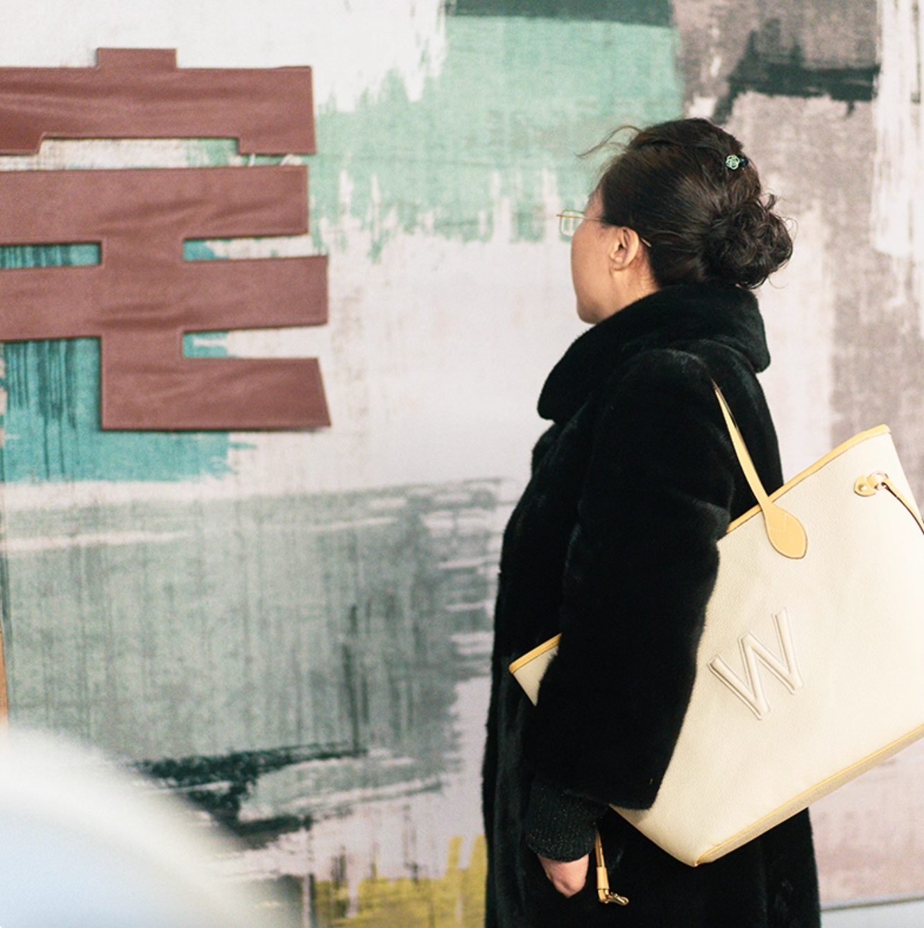 ملحقات الحقيبة الجلدية: حقيبة For Never Full Inspired Tote DWIPDFZS166