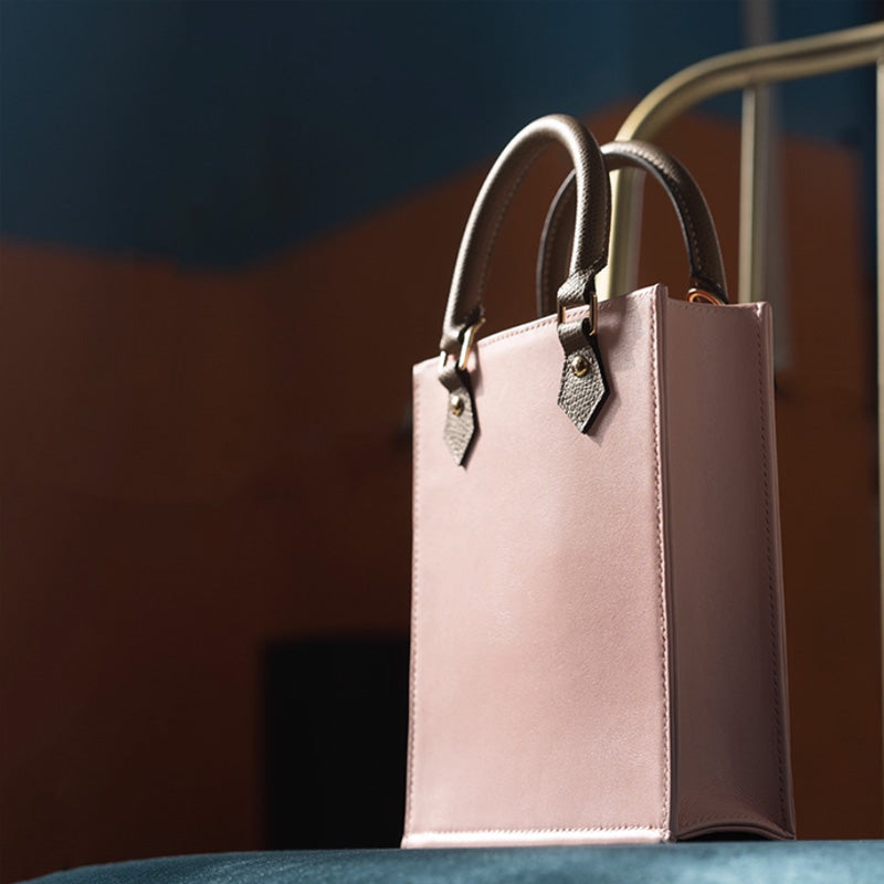 نمط حقيبة خياطة جلدية: حقيبة مستوحاة من ليندي (نمط PDF DIY) DWIPDFZS063